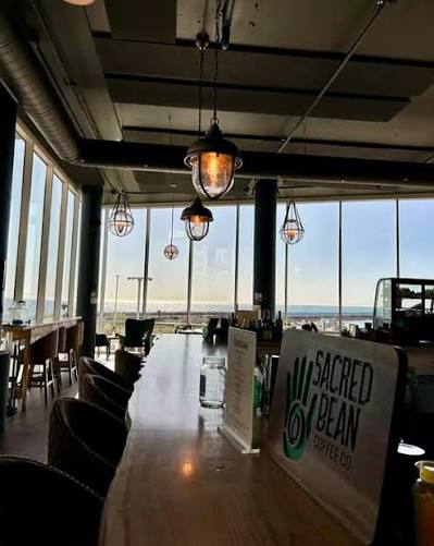 Inside the Sacred Bean Coffee Co. shop